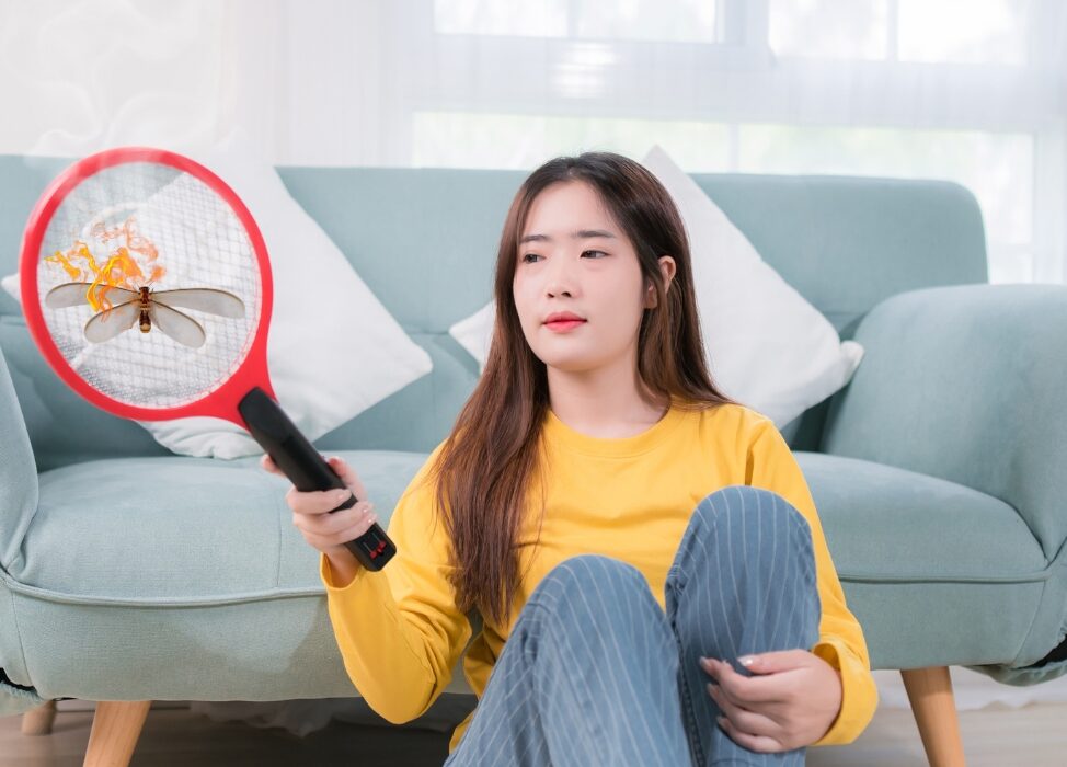 MỐI CÁNH VÀO MÙA MƯA – NHỮNG CÁCH NGĂN NGỪA VÀ DIỆT HIỆU QUẢ 7 Sử dụng vợt điện để tiêu diệt mối cánh